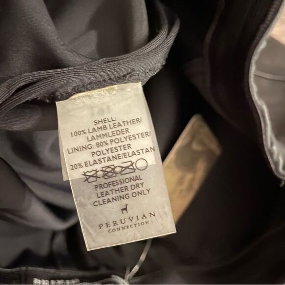 Peruvian connection bonded leather pants - Picture 9 of 9